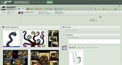 Desktop Screenshot of harlekin9.deviantart.com
