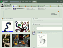 Tablet Screenshot of harlekin9.deviantart.com