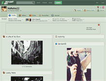 Tablet Screenshot of noreins22.deviantart.com