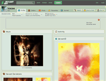 Tablet Screenshot of icecee.deviantart.com