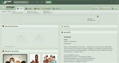 Desktop Screenshot of emmygrl.deviantart.com