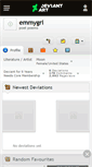 Mobile Screenshot of emmygrl.deviantart.com