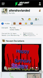 Mobile Screenshot of alienshavlanded.deviantart.com