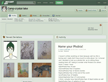 Tablet Screenshot of camp-crystal-lake.deviantart.com