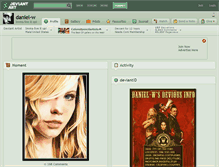 Tablet Screenshot of daniel-w.deviantart.com
