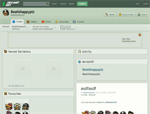 Tablet Screenshot of beatishappyplz.deviantart.com