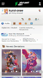 Mobile Screenshot of kuroi-onee.deviantart.com