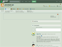 Tablet Screenshot of jemmikah-san.deviantart.com