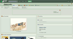 Desktop Screenshot of diogocarvalho.deviantart.com