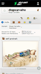Mobile Screenshot of diogocarvalho.deviantart.com