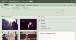 Desktop Screenshot of cococat.deviantart.com