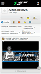 Mobile Screenshot of defect-designs.deviantart.com