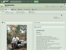 Tablet Screenshot of dandielionflys.deviantart.com