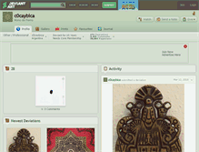 Tablet Screenshot of c0caybica.deviantart.com