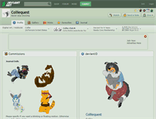 Tablet Screenshot of colliequest.deviantart.com