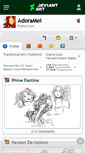 Mobile Screenshot of adoramei.deviantart.com