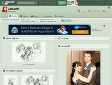Tablet Screenshot of adoramei.deviantart.com