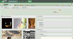 Desktop Screenshot of parkiet.deviantart.com