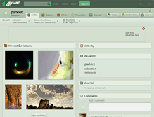 Tablet Screenshot of parkiet.deviantart.com