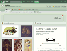 Tablet Screenshot of jeekins.deviantart.com