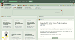 Desktop Screenshot of dbzforever.deviantart.com