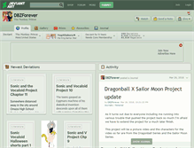 Tablet Screenshot of dbzforever.deviantart.com