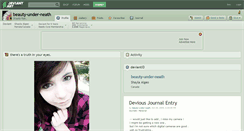 Desktop Screenshot of beauty-under-neath.deviantart.com