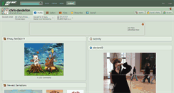 Desktop Screenshot of chris-dandelion.deviantart.com