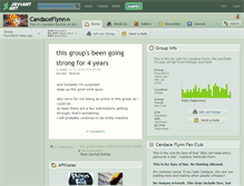 Tablet Screenshot of candaceflynn.deviantart.com