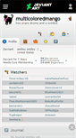 Mobile Screenshot of multicoloredmango.deviantart.com