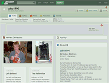Tablet Screenshot of cobo1990.deviantart.com