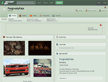 Tablet Screenshot of forgivemyfate.deviantart.com