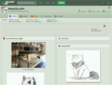 Tablet Screenshot of nekousa-aph.deviantart.com