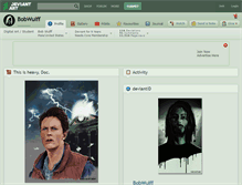 Tablet Screenshot of bobwulff.deviantart.com