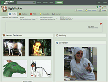Tablet Screenshot of jigglycookie.deviantart.com