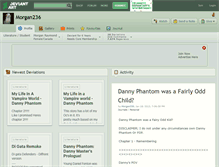 Tablet Screenshot of morgan236.deviantart.com