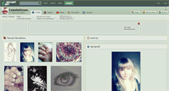 Desktop Screenshot of celestialgreen.deviantart.com