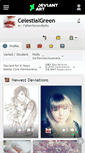 Mobile Screenshot of celestialgreen.deviantart.com