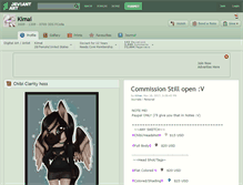 Tablet Screenshot of kimai.deviantart.com