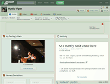 Tablet Screenshot of mystic-viper.deviantart.com