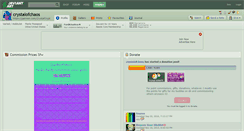 Desktop Screenshot of crystalofchaos.deviantart.com