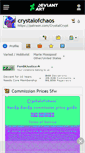 Mobile Screenshot of crystalofchaos.deviantart.com