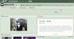 Desktop Screenshot of megumi-urimeshi.deviantart.com