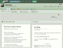 Tablet Screenshot of lillianalyse.deviantart.com
