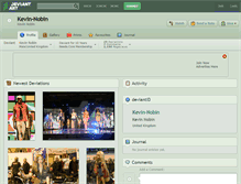 Tablet Screenshot of kevin-nobin.deviantart.com