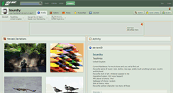 Desktop Screenshot of boundry.deviantart.com