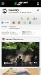 Mobile Screenshot of boundry.deviantart.com
