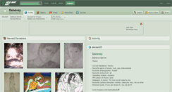 Desktop Screenshot of denevey.deviantart.com