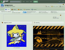 Tablet Screenshot of kangurocow.deviantart.com