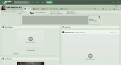 Desktop Screenshot of luka-basyrov-art.deviantart.com